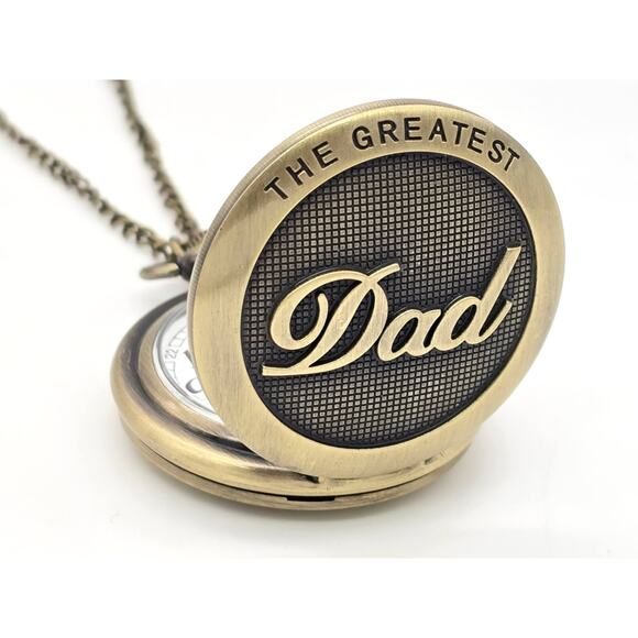 Greatest Dad Pocket Watch - Gift for Father’s Day, Birthday, or Christmas - Picture 2 of 10